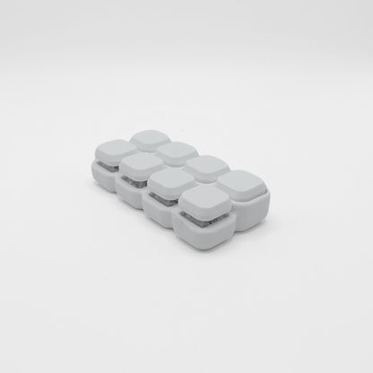 Clicker Fidget Double Rangée